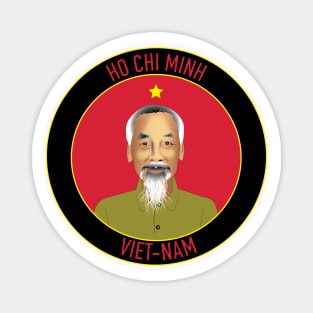 Ho Chi Minh stickers, magnets, and pin bittons Magnet